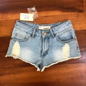 Glamorous distressed denim shorts
